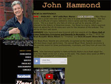 Tablet Screenshot of johnhammond.com